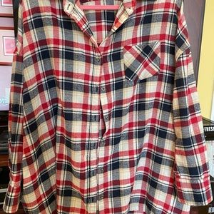 Oversized flannel